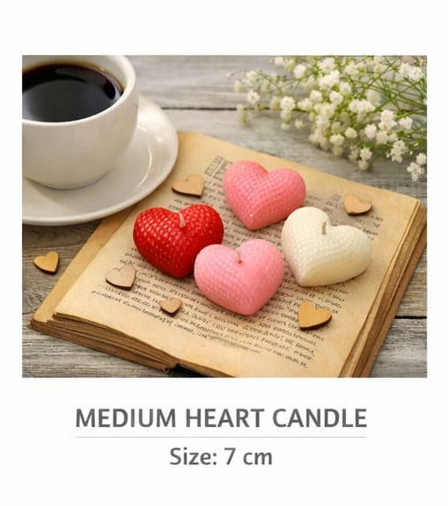 Valentine Gift Combo Set – Heart Candle + Gift Box + Fridge Magnet + Earrings | Romantic Gift for Her