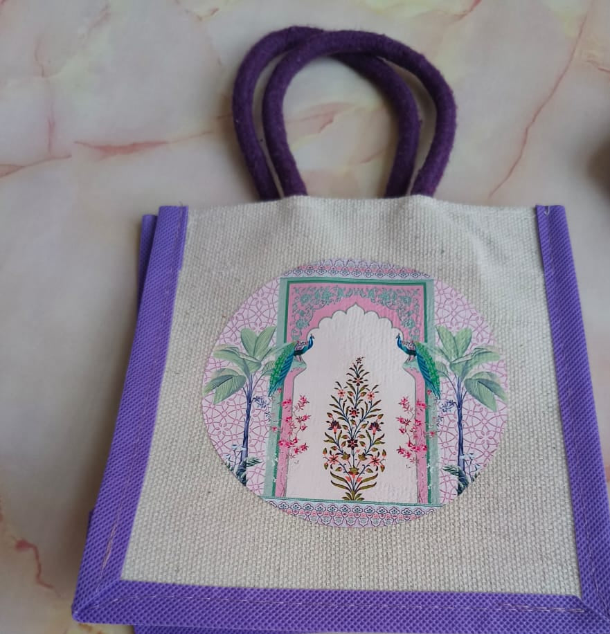 Medium Gift Bags with Canvas Print β Assorted Designs