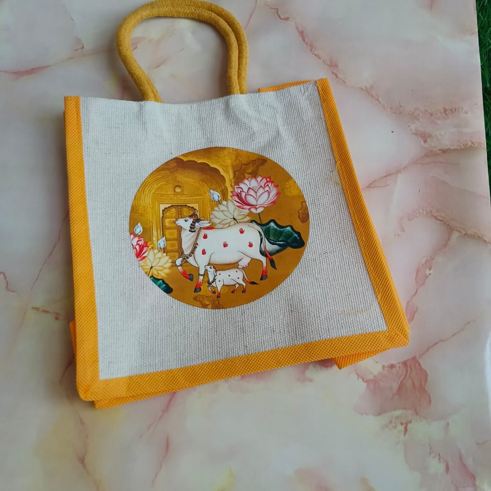Medium Gift Bags with Canvas Print β Assorted Designs