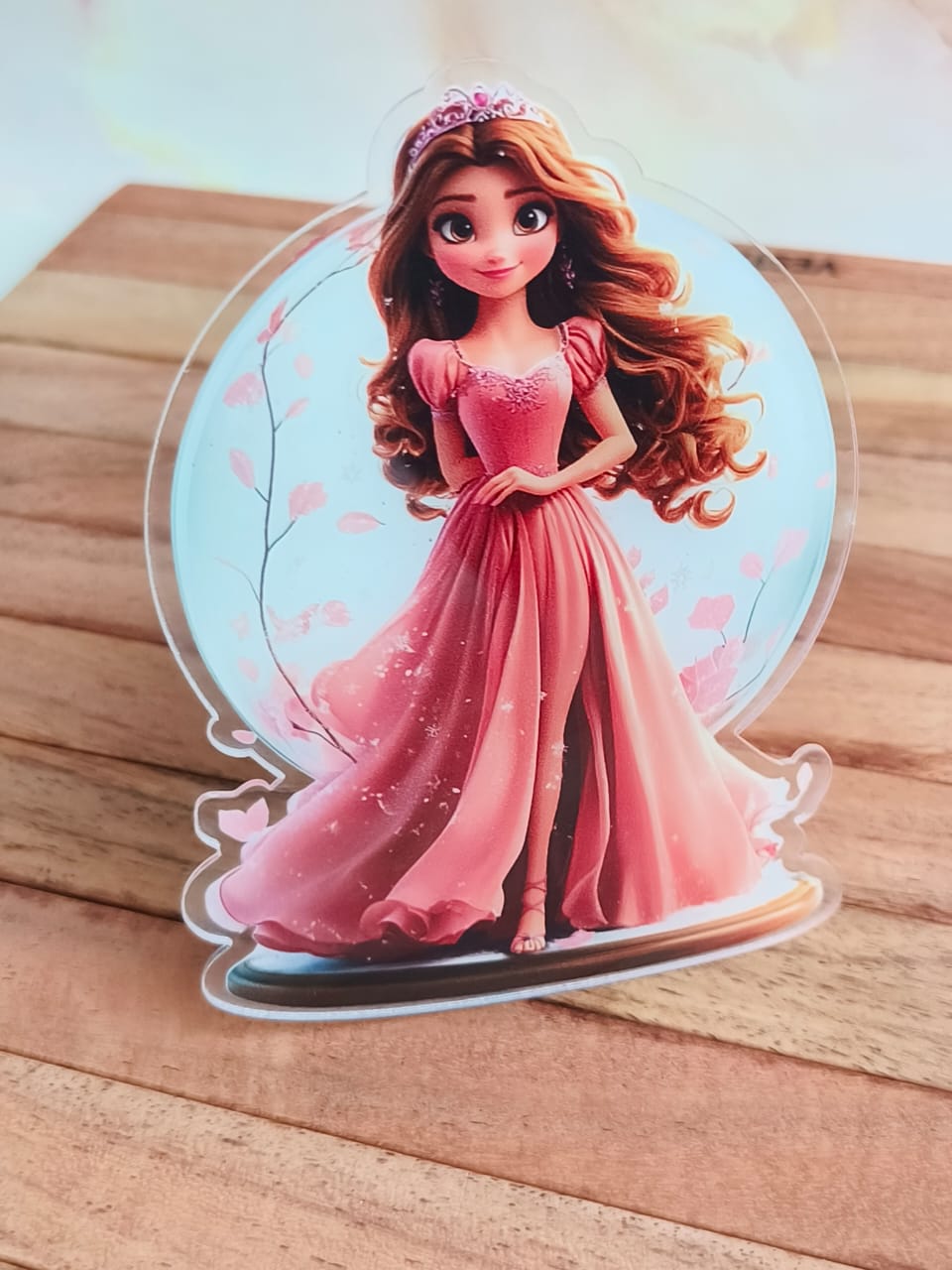 Princess Theme Acrylic Cutouts β UV Printed Luxury Party & Hamper Decoration