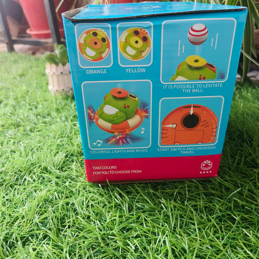 🐸 Air Blow Ball Frog Toy – Music, Lights & Fun Play