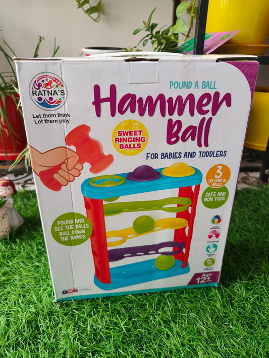 🔨 Pound a Ball – Hammer Ball Toy for Babies & Toddlers