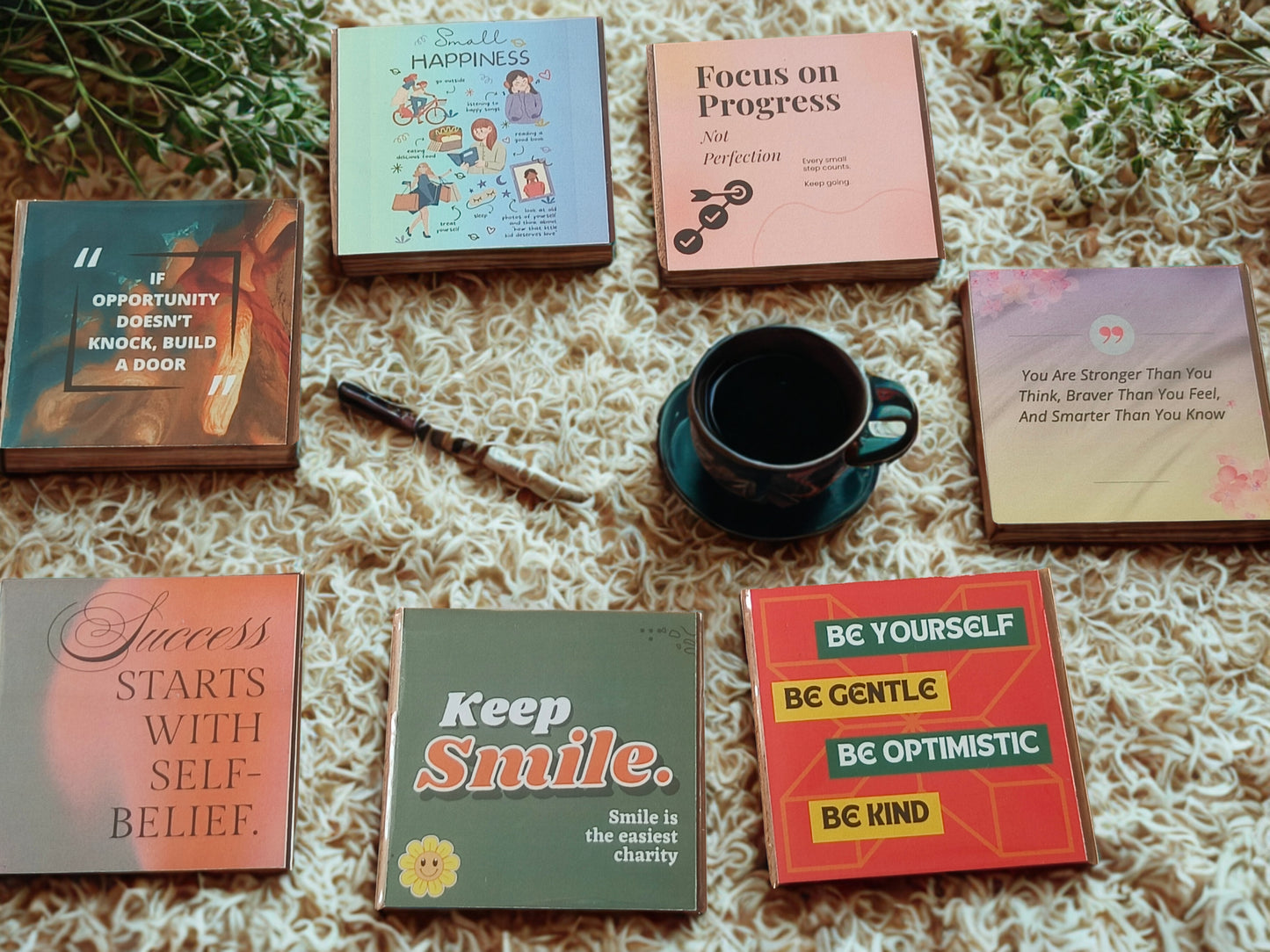 Motivational Quote Fridge Magnet 3x3 Inch