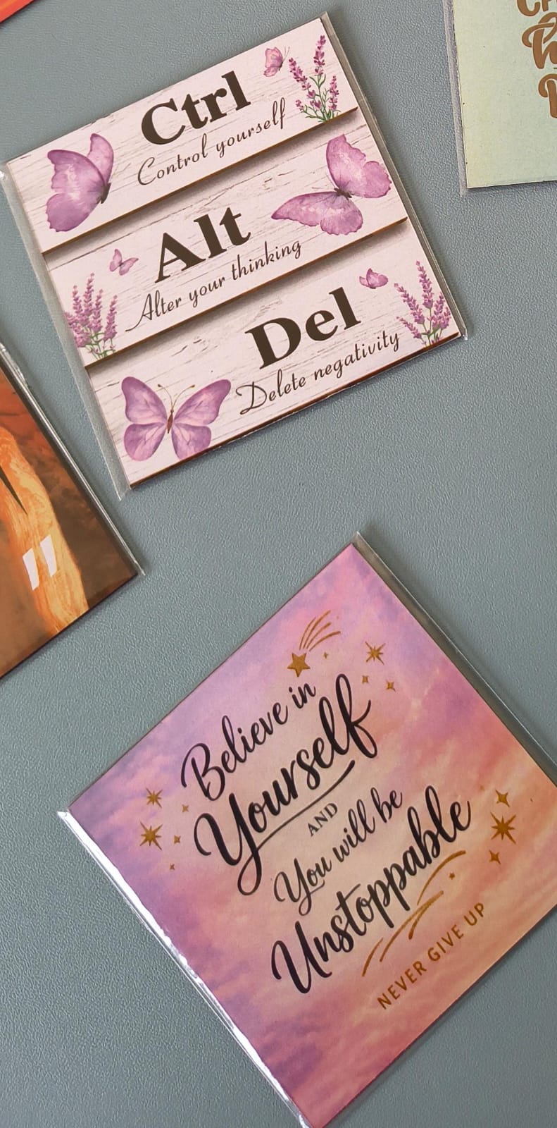 Motivational Quote Fridge Magnet 3x3 Inch