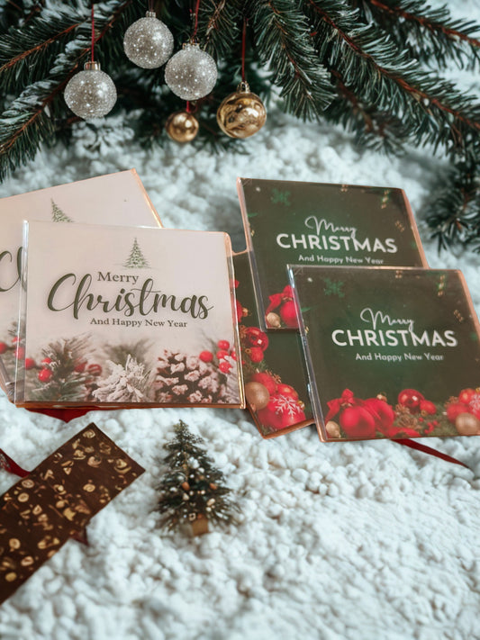 Christmas Fridge Magnets 3×3 Inch | Flexible Merry Christmas & Happy New Year Magnet