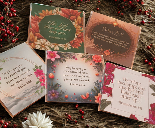 Bible Verse Fridge Magnets – Mixed Scripture Quotes | Christian Inspirational Home Decor