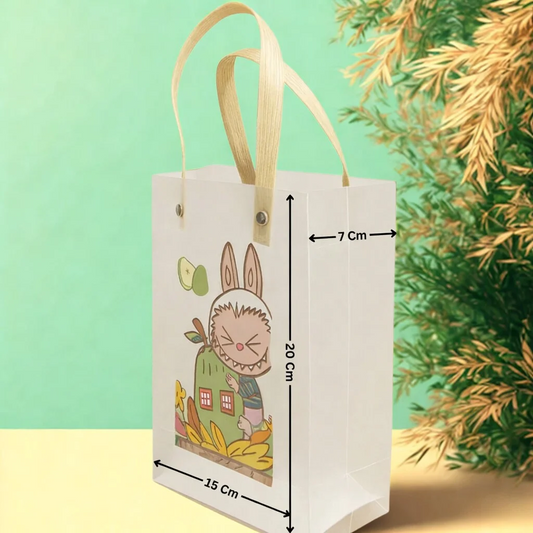 Cute Cartoon Gift Bag with Handle- pack of 10