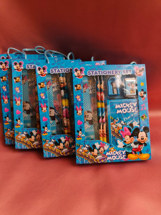 Blue Cartoon Theme (Mickey-style)-Stationary Kit