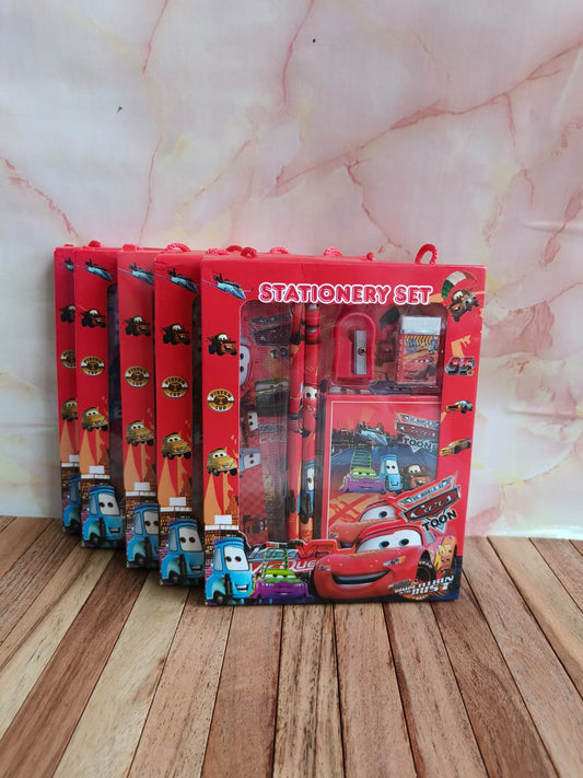 Red Racing Theme (Cars-style)-Stationary Kit
