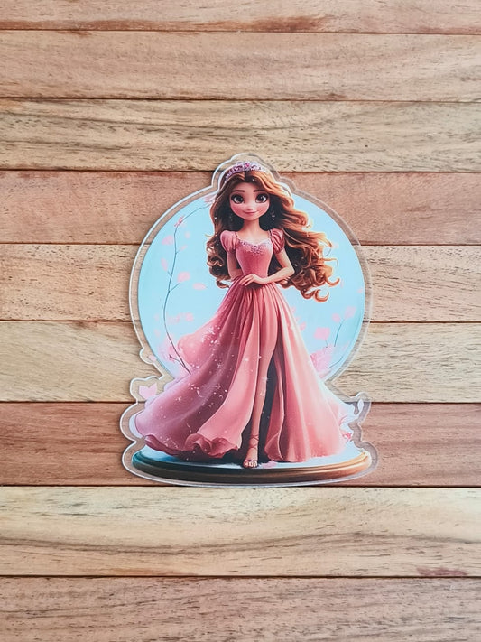 Princess Theme Acrylic Cutouts – UV Printed Luxury Party & Hamper Decoration