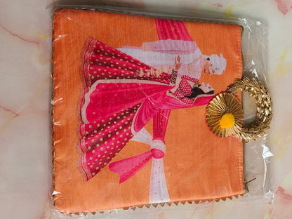 Wedding Return Gift Combo – Bag + MDF Kumkum Plate