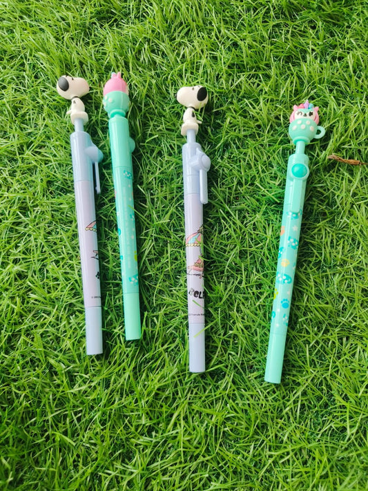 Set of 10 Cute Cartoon Topper Pens 🖊️