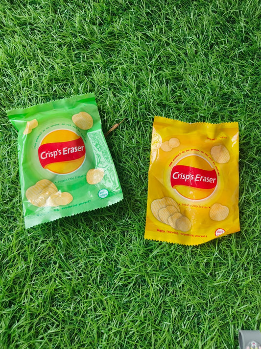 🍟 Crisp’s Potato Chip Eraser – Fun Snack-Style Pack