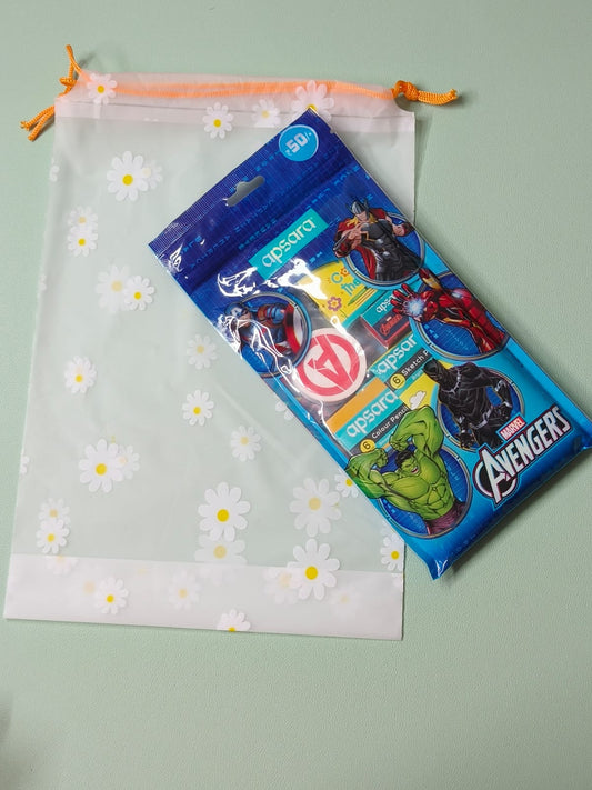 Superhero Stationery Gift Set with Daisy Pouch (Pack of 10 Sets)