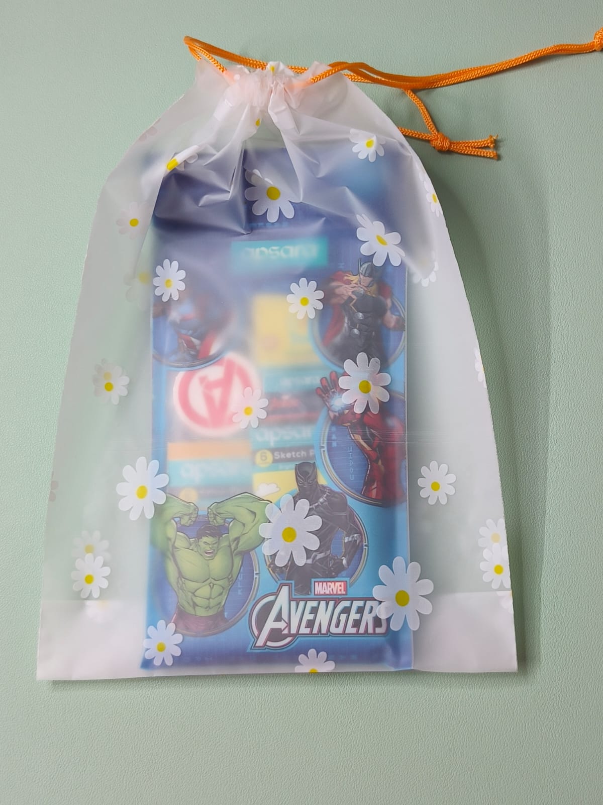 Superhero Stationery Gift Set with Daisy Pouch (Pack of 10 Sets)