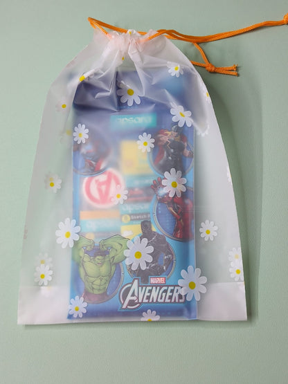 Superhero Stationery Gift Set with Daisy Pouch (Pack of 10 Sets)