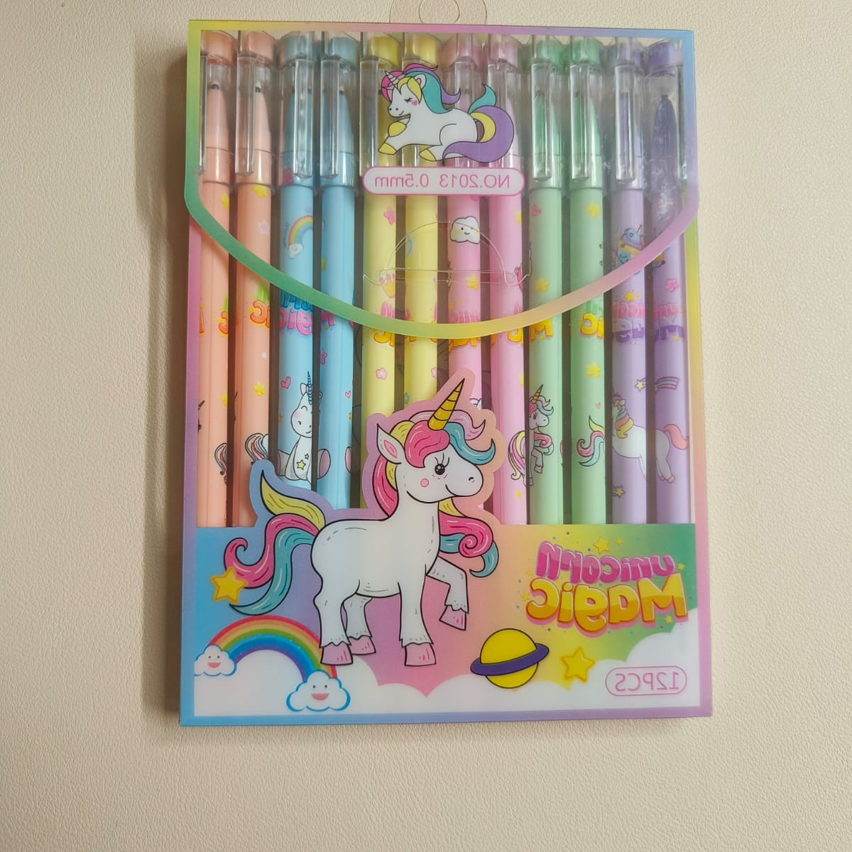 Erasable Ball Pen Set – Pack of 12 | Cute Pastel Stationery for Kids & Teens