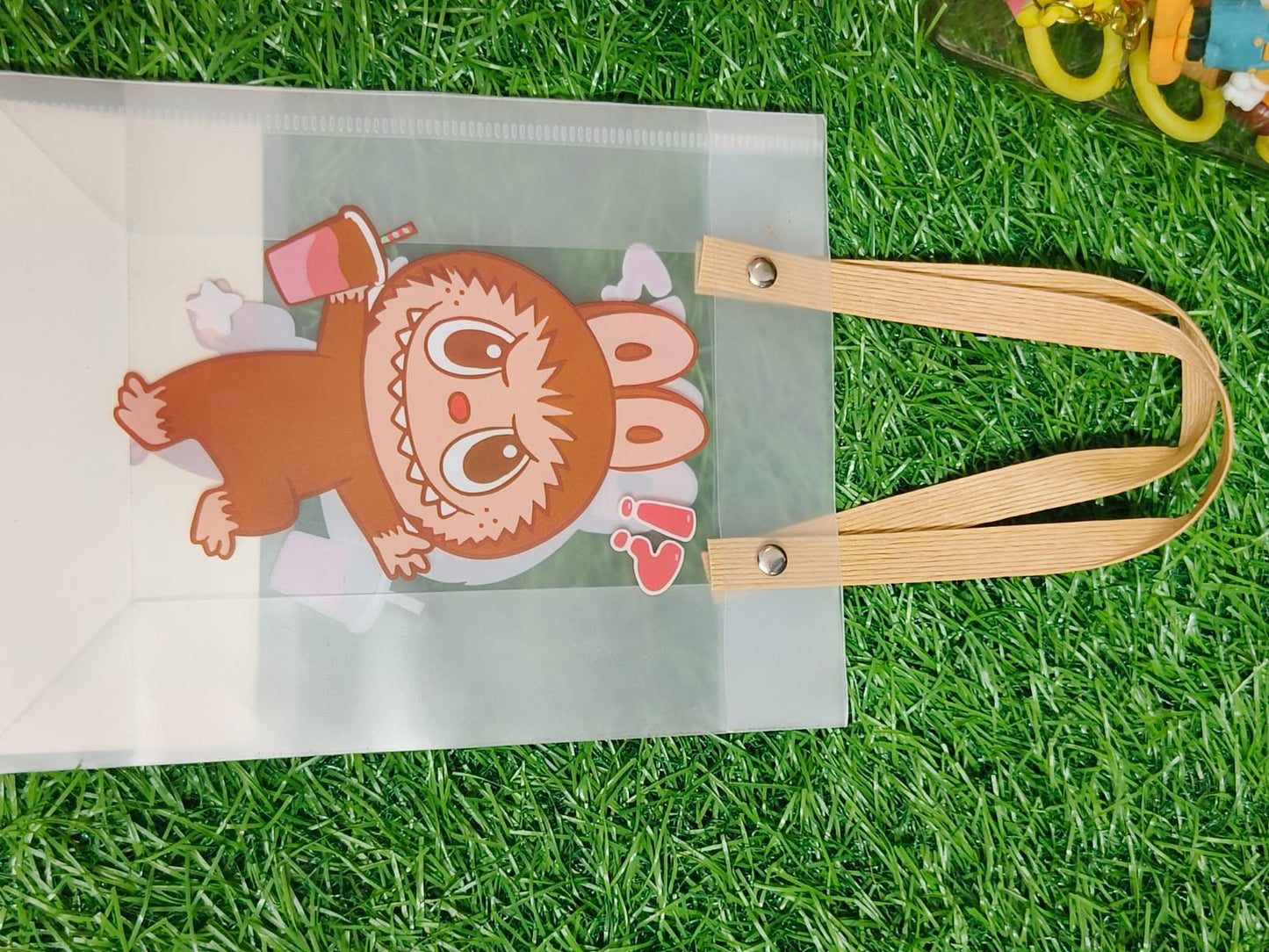 Cute Cartoon Gift Bag with Handle- pack of 10