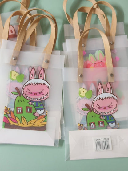 Cute Cartoon Gift Bag with Handle- pack of 10