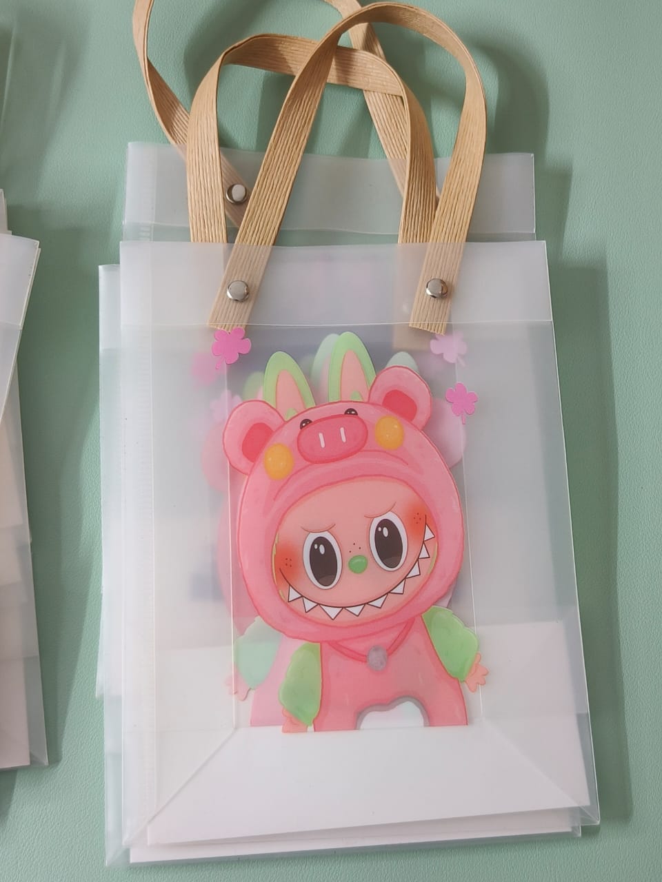 Cute Cartoon Gift Bag with Handle- pack of 10