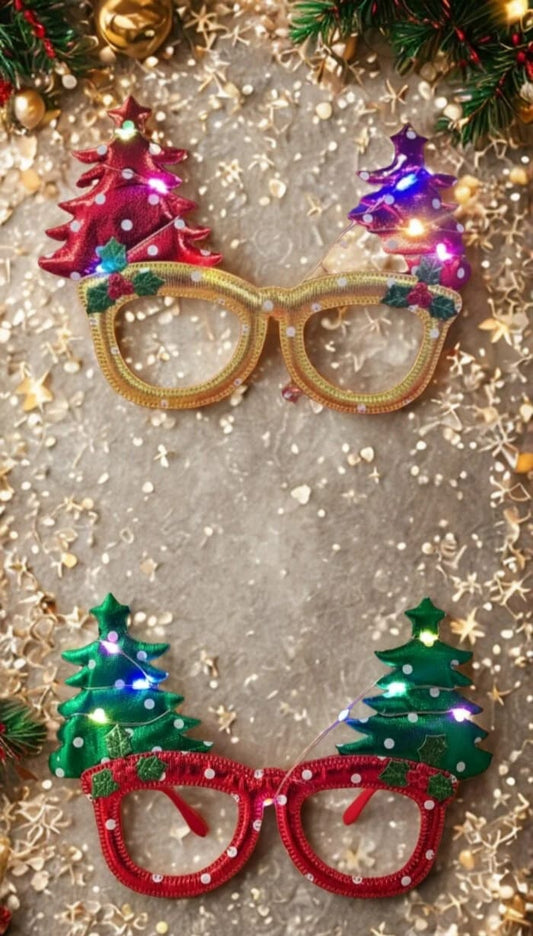 Christmas Glasses | Light-Up Festive Eyewear for Kids & Parties