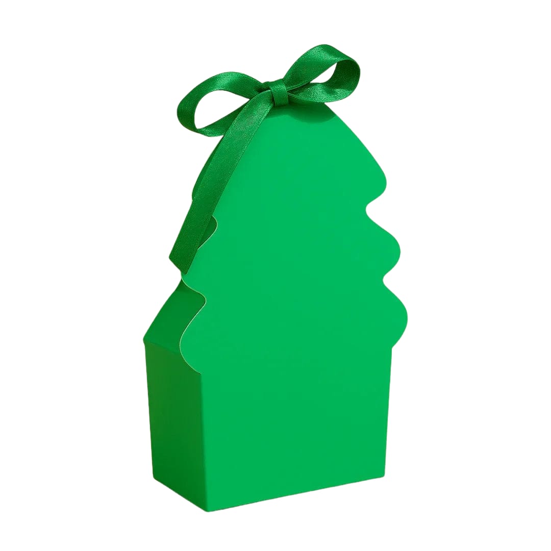 Christmas Tree Gift Box (Red or Green)-Set of 10