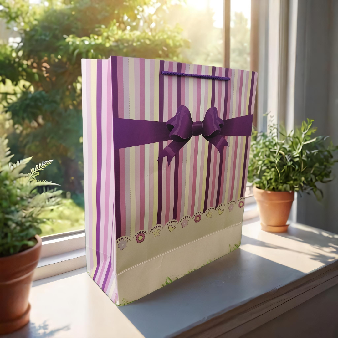 Designer Paper Gift Bags | Eco-Friendly | 10x12.5 inch