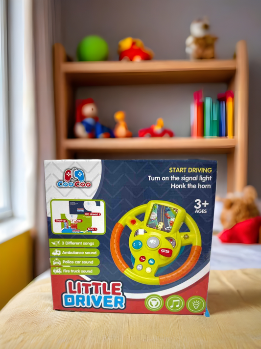 🚗 Little Driver Steering Wheel Toy – Interactive Driving Fun