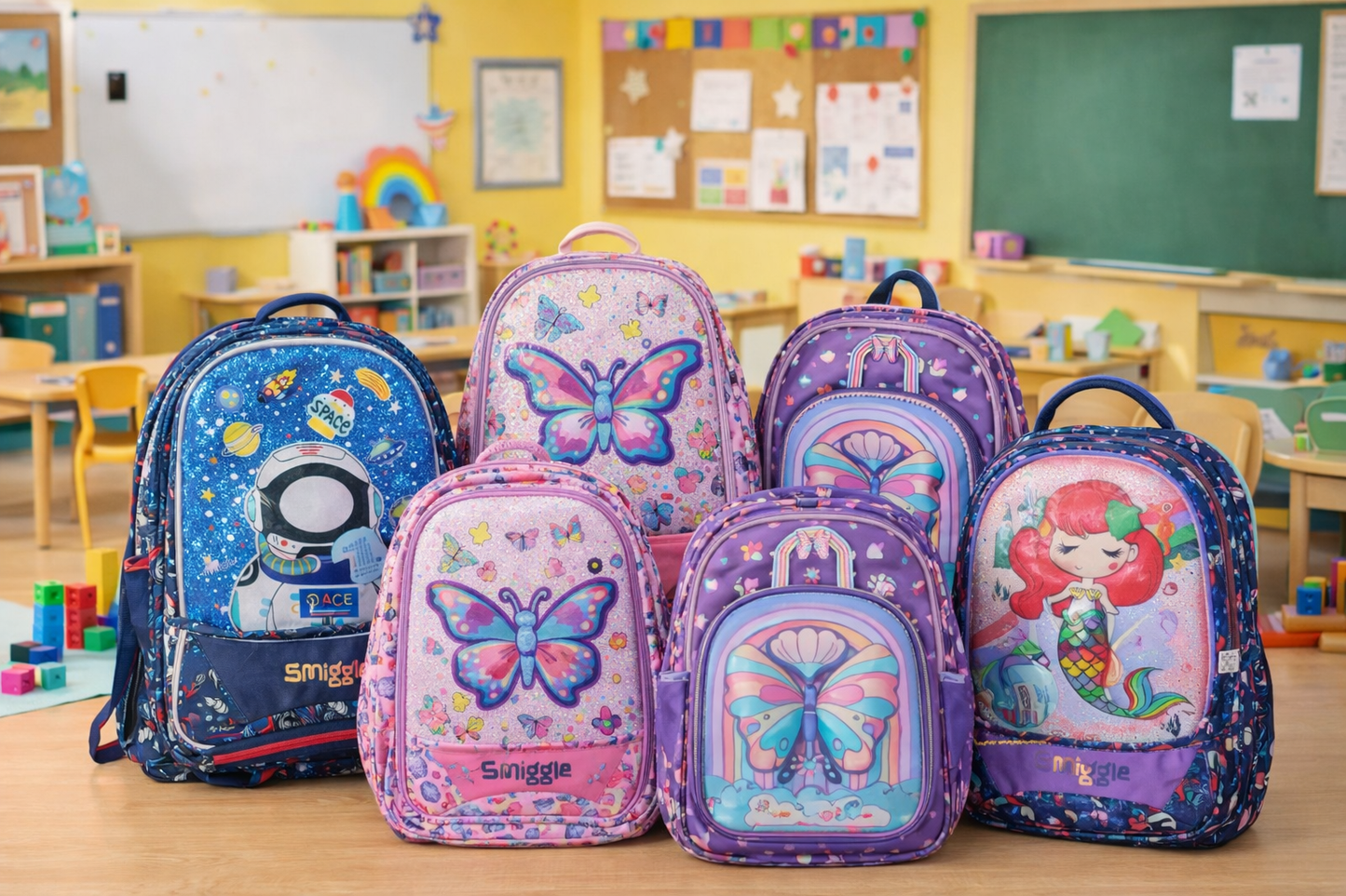 18 Inch Kids School Backpack – Large Cartoon Printed School Bag for Boys & Girls School Backpack