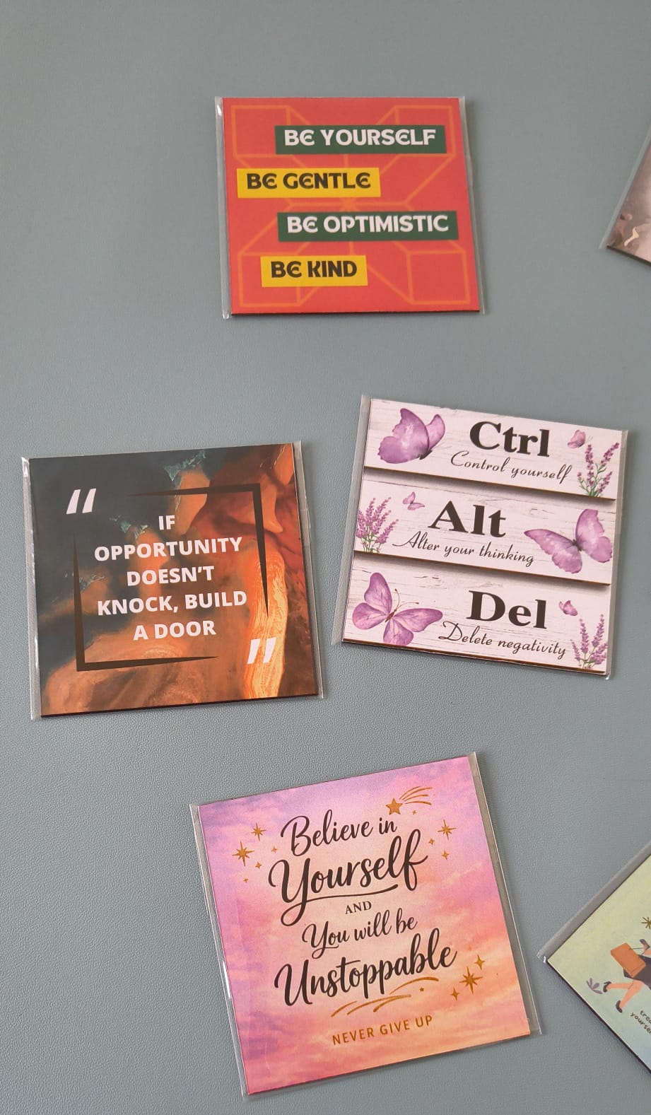 Motivational Quote Fridge Magnet 3x3 Inch