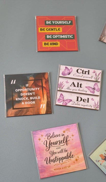 Motivational Quote Fridge Magnet 3x3 Inch