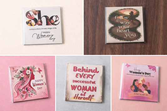 Inspirational Fridge Magnets – 3x3 Inch Flexible Magnet | Assorted Set of 3 or Set of 5 | Cute Gift for Women | Jot and Bliss™