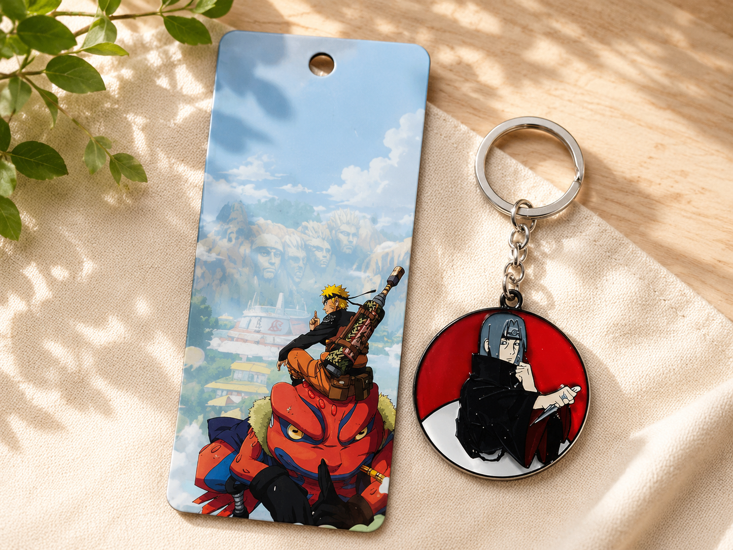 Anime Inspired Revolving Keychain | Rotating Metal Keyring for Bags, Keys & Gifts