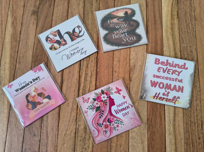 Inspirational Fridge Magnets – 3x3 Inch Flexible Magnet | Assorted Set of 3 or Set of 5 | Cute Gift for Women | Jot and Bliss™