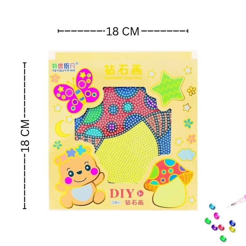 🎨 DIY Diamond Art Kit – Creative Craft for Kids