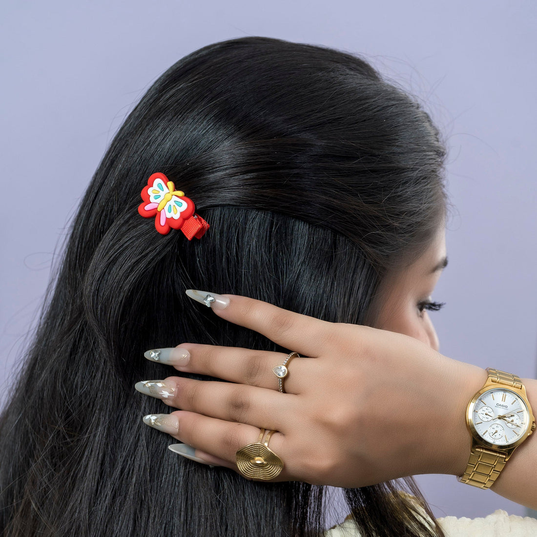 Cute Cartoon Hair Clip Set for Girls | Assorted Hair Accessories Combo Pack