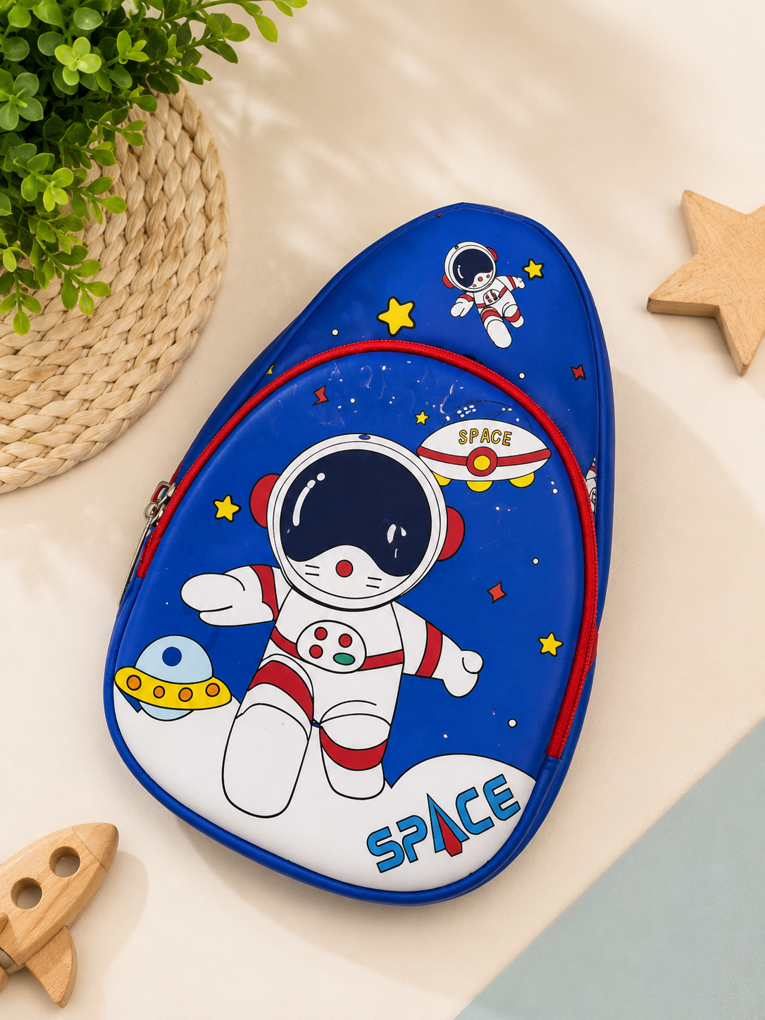 Space Travel Kids Sling Bag | Astronaut Theme Crossbody Shoulder Bag for Boys & Girls