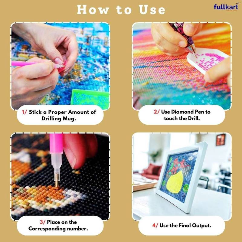🎨 DIY Diamond Art Kit – Creative Craft for Kids