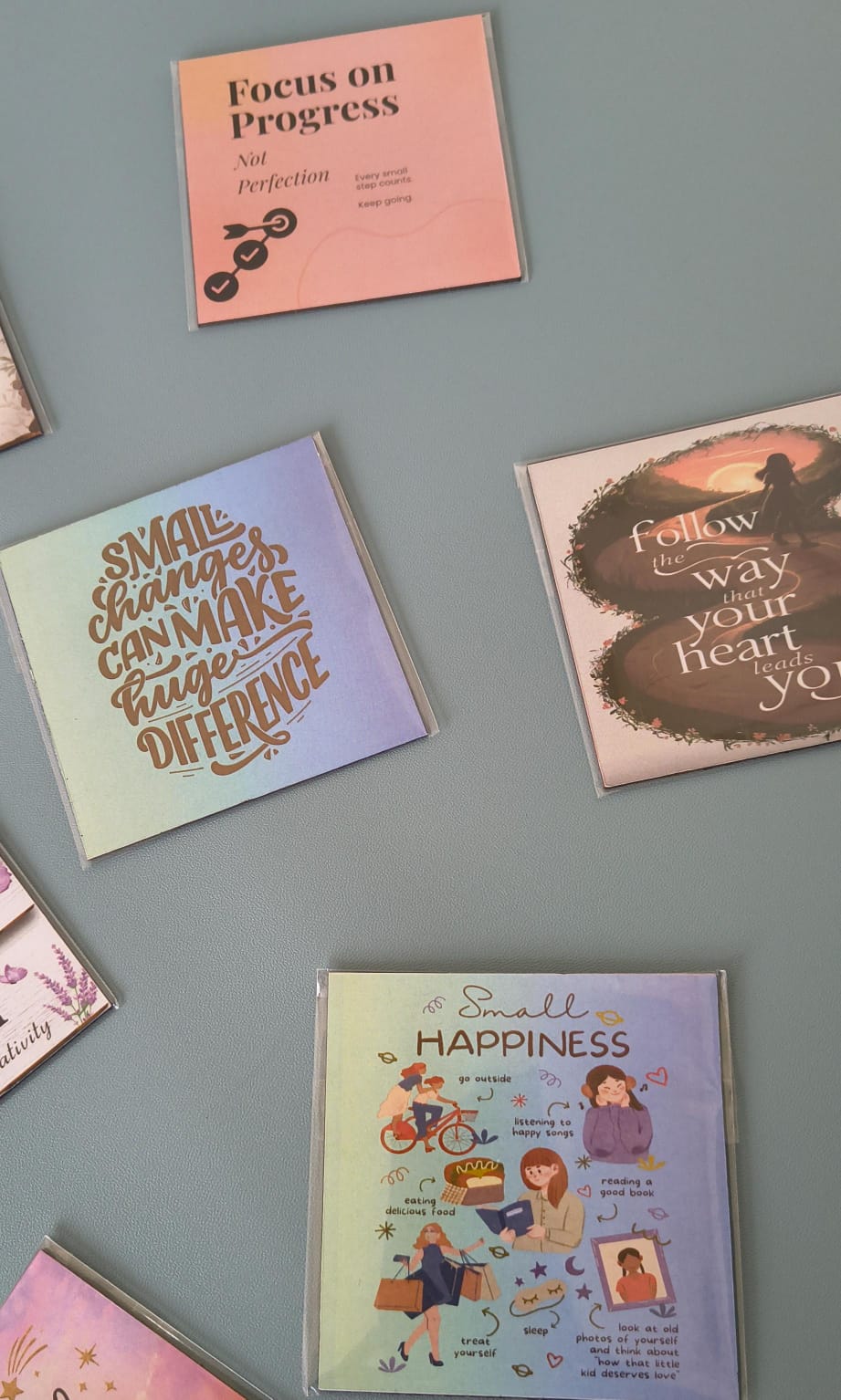 Motivational Quote Fridge Magnet 3x3 Inch