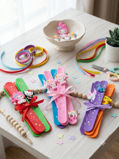 🎉 Cartoon Slap Bands – Party Pack- Pack of 10