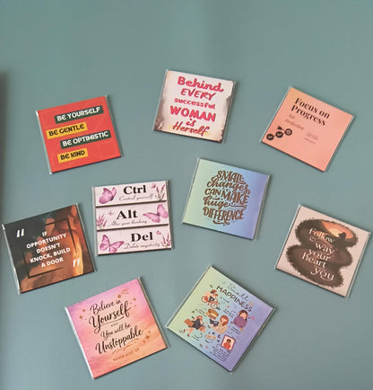 Motivational Quote Fridge Magnet 3x3 Inch