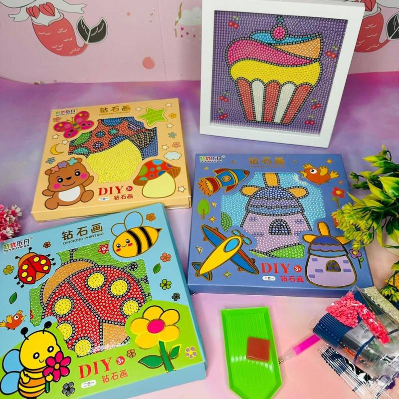 🎨 DIY Diamond Art Kit – Creative Craft for Kids